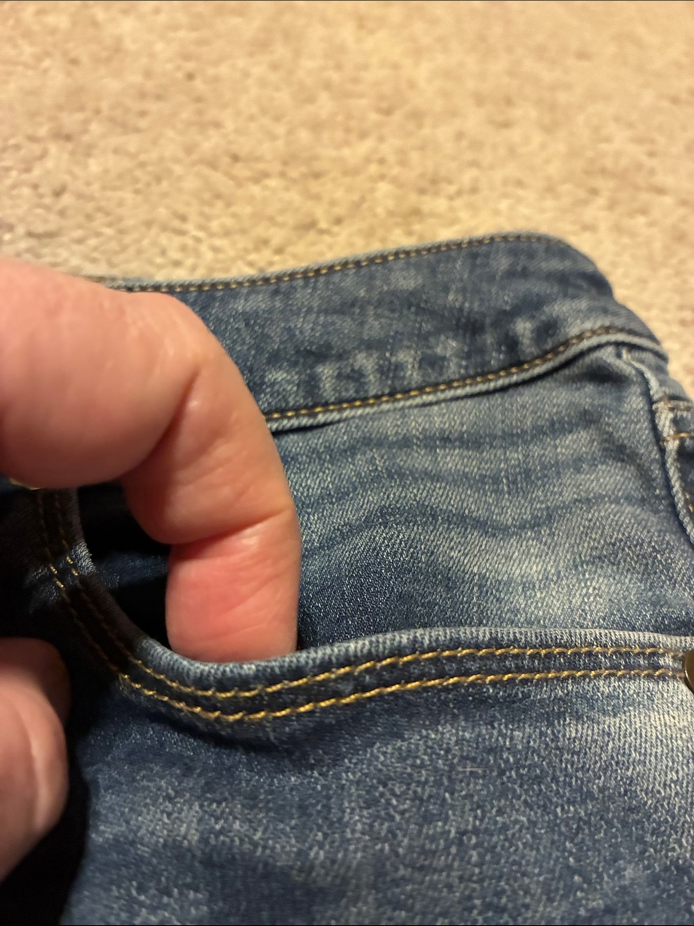Ava & Viv Light Blue Rolled Hem Denim Shorts - Picture 4 of 8